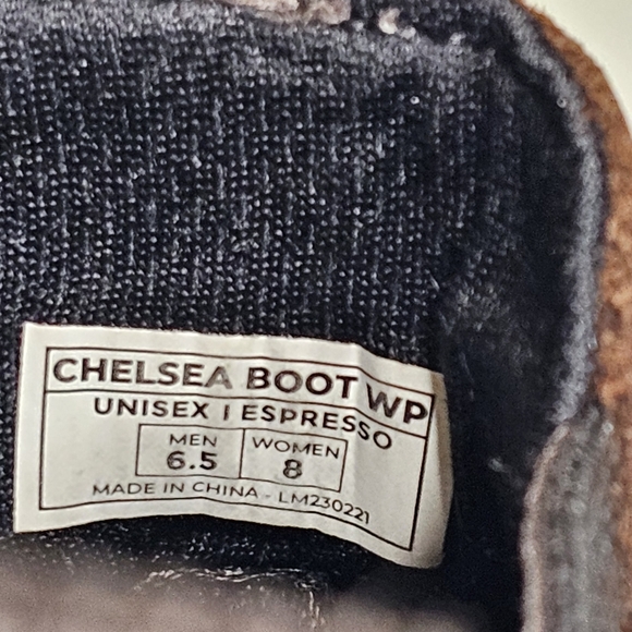Lems Chelsea Boots Suede Unisex Espresso Women's Size 8/ Men's 6.5 - Picture 6 of 9